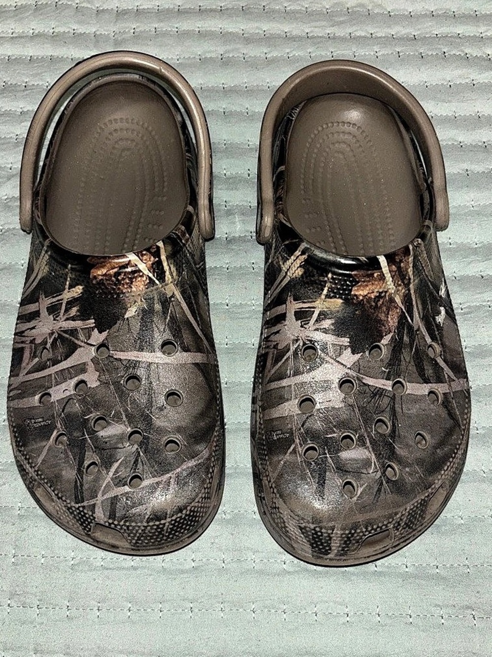 Crocs Classic Realtree Edge Camo Slip-On Clogs - M8/W10